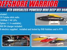 Катер Joysway Offshore Warrior Brushless EP 0,45 м 2.4GHz (Red ARTR Version)-фото 3