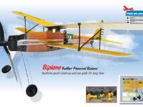 Самолет Aviator Biplane 17'' с резиномотором