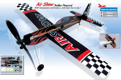 Самолет Aviator Air Show 16'' с резиномотором