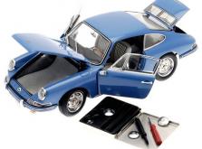 Коллекционная модель автомобиля СMC Porsche 901 1964 1/18 Sky Blue Limited Edition-фото 5