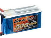 AE Gens Ace Li-Po battery 11.1V 800 mAh 3S1P 20C Soft Case