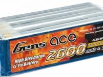 AE Gens Ace Li-Po battery 22.2V 2600 mAh 6S1P 25C Soft Case