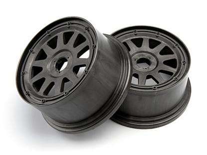HPI Racing Комплект дисков передних 1:5, для шин TR-10, 120x60мм, темно-серые, вылет 4мм, 2шт