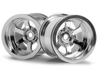 HPI Racing Комплект дисков 1:10, для шин Scorch, 2,2", блест. хром, 2шт