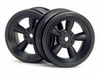 HPI Racing Комплект дисков 1:10, для шин VINTAGE 5 SPOKE,черный, шир.26мм, вылет 0мм, шоссе, 2шт