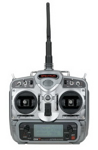Комплект радиоаппаратуры Spektrum DX7 7CH Air 2.4GHz DSM2 w/AR7000 + DS821 * 4 (Mode 2)