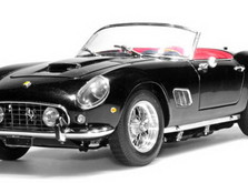 Коллекционная модель автомобиля СMC Ferrari 250GT California SWB Spyder 1961 1/18 Black-фото 10