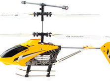 Вертолет Микроша UDIRC U807 155мм, 3CH, гироскоп, IR, жёлтый (Metal RTF)-фото 1