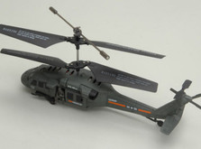 Вертолет UDIRC BLACK HAWK 235мм, 3CH, электро, 2,4ГГц, гироскоп, цвет хаки RTF-фото 1