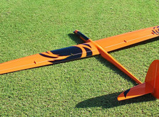 Планер RCRCM Electric Typhoon (full carbon) 2000мм красный KIT-фото 1