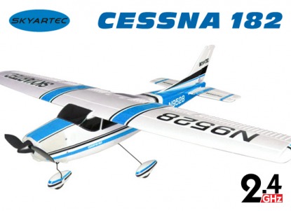 Модель самолета на радиоуправлении  Cessna 182 RTF