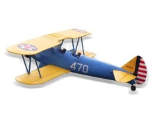 Самолет Sonic Modell PT-17 Stearman пилотажный копия электро бесколлекторный 1200мм PNP-фото 1