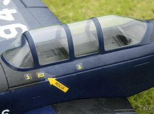 Самолет TOP RC T-34 warbird копия электро бесколлекторный 750мм синий 2.4ГГц RTF-фото 2