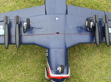 Самолет TOP RC T-34 warbird копия электро бесколлекторный 750мм синий 2.4ГГц RTF-фото 3