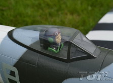 Самолет TOP RC Tempest warbird копия электро бесколлекторный 800мм белый (с пилотом) PNP-фото 2