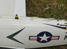 Самолет TOP RC A1 Sky Raider warbird копия электро бесколлекторный 800мм белый с пилотом PNP-фото 6