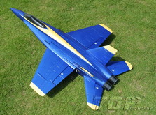 Самолет TOP RC  F-18 V1 импеллерный копия электро бесколлекторный 686мм синий 2.4ГГц RTF-фото 1