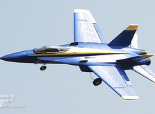 Самолет TOP RC  F-18 V1 импеллерный копия электро бесколлекторный 686мм синий 2.4ГГц RTF-фото 4