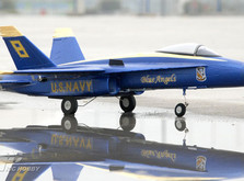Самолет TOP RC  F-18 V1 импеллерный копия электро бесколлекторный 686мм синий 2.4ГГц RTF-фото 5