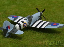 Самолет TOP RC Tempest warbird копия электро бесколлекторный 800мм белый (с пилотом) 2.4ГГц RTF-фото 3