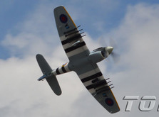 Самолет TOP RC Tempest warbird копия электро бесколлекторный 800мм белый (с пилотом) 2.4ГГц RTF-фото 5