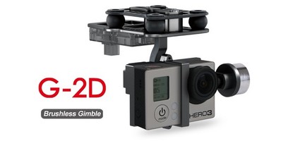 Подвес Walkera гиростабилизационный для GoPro iLook Sony двухосевой бесколлекторный металлический