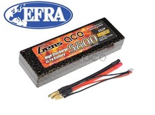 AE Gens Ace Li-Po battery 7.4V 5800 mAh 2S1P 45C T-Plug Hard Case-фото 1