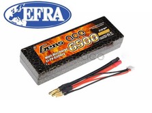 AE Gens Ace Li-Po battery 7.4V 6500 mAh 2S1P 50C T-Plug Hard Case-фото 1