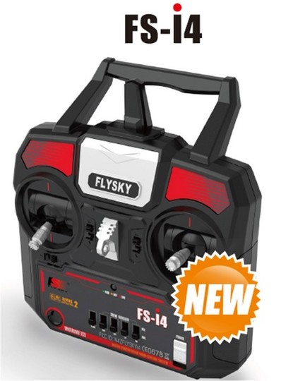 Комплект аппаратуры FlySky i4 / A6, 4CH, вертолетов и самолетов,