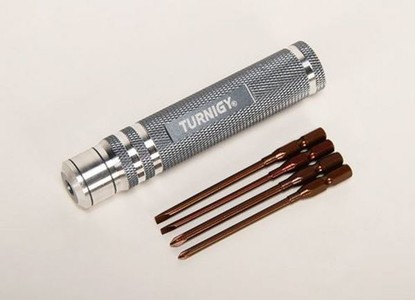 Turnigy Отвертка плоская и крест (4 биты)