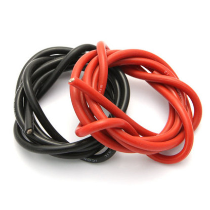 Кабель Turnigy AWG 12 в силиконовой оболочке черный+красный 50 cм