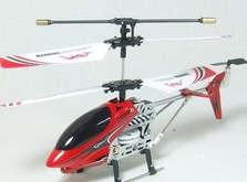 Вертолет Микроша UDIRC U802 155мм, 3CH, гироскоп, IR, красный (Metal RTF)-фото 1