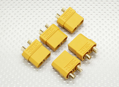 Разъем XT90 female (мама) 1шт