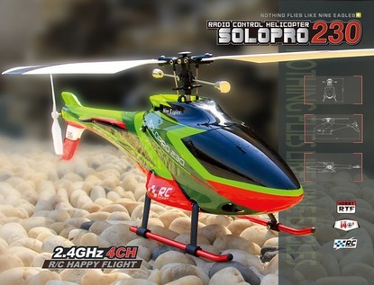 Радиоуправляемый вертолет Nine Eagles Solo Pro 230 с видеокамерой