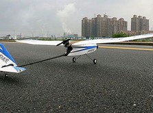 Самолет Tech-One Mercury 
EPO для начинающих электро бесколлекторный 1400мм синий ARF-фото 1