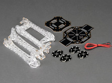 Рама для квадрокоптера Q450 Ghost Edition 450мм с LED подсветкой-фото 4