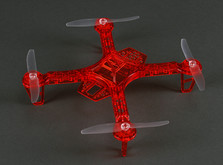 Рама для квадрокоптера FPV250 V4 Ghost Edition 250мм красная с LED подсветкой-фото 1