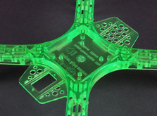 Рама для квадрокоптера FPV250 V4 Ghost Edition 250мм зеленая с LED подсветкой-фото 3