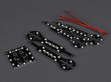 Рама для квадрокоптера FPV250 V4 Ghost Edition 250мм зеленая с LED подсветкой-фото 5