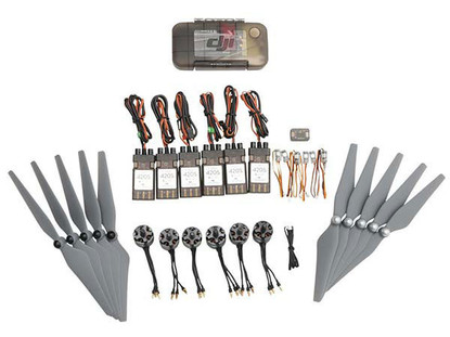 Силовая установка для гексакоптера DJI E310 (двигатели, регуляторы, пропеллеры, LED, аксессуары)