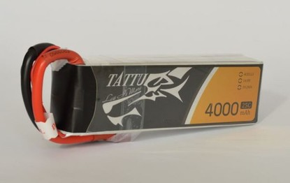 AE Gens Ace TATTU Li-Po 14.8V 4000 mAh 4S1P 25C Soft Case