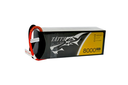 AE Gens Ace TATTU Li-Po 22.2V 8000 mAh 6S1P 25C Soft Case
