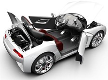 Автомобиль HENES детский; электро 12V; ПДУ Bluetooth 4.0; 8-16км/ч: кожаное кресло;-фото 2