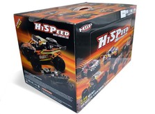 Автомобиль HSP Hummer Dakar H180 1:18 трофи - трак 4WD электро желтый RTR-фото 3