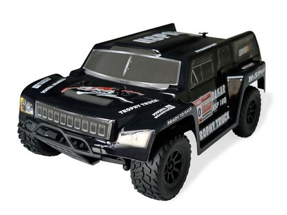 Автомобиль HSP Hummer Dakar H180 1:18 трофи - трак 4WD электро черный RTR