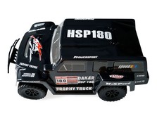 Автомобиль HSP Hummer Dakar H180 1:18 трофи - трак 4WD электро черный RTR-фото 3