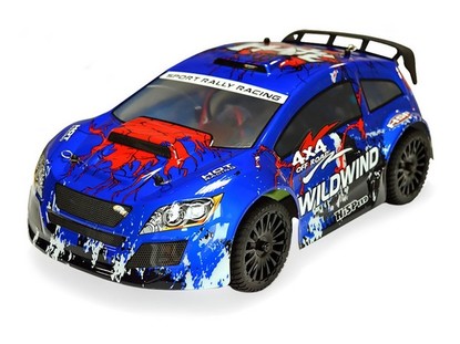 Автомобиль HSP WildWind 1:14 ралли 4WD электро синий RTR