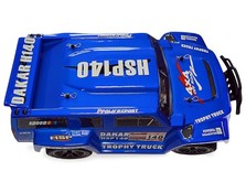 Автомобиль HSP Hummer Dakar H140 1:14 трофи - трак 4WD электро синий RTR-фото 3