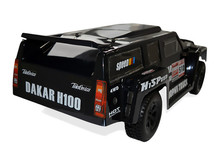 Автомобиль HSP Hummer Dakar H100 1:10 трофи - трак 4WD электро черный RTR-фото 1