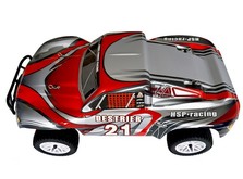Автомобиль HSP Destrier 1:10 шорт-корс 4WD нитро серый/красный  RTR-фото 3